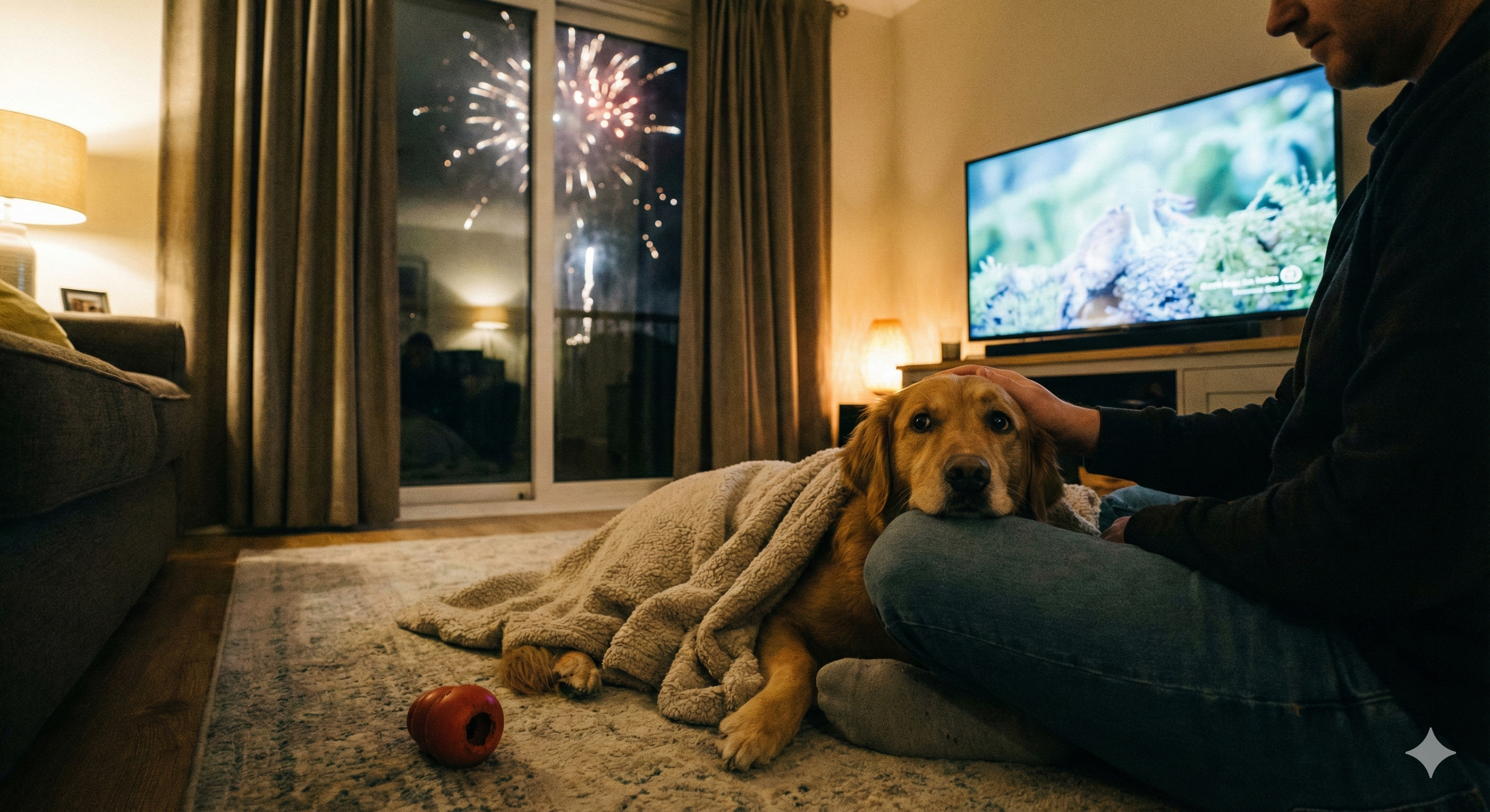 Silvester 2025/256 mit Hund: Dein Survival-Guide für eine stressfreie Nacht
