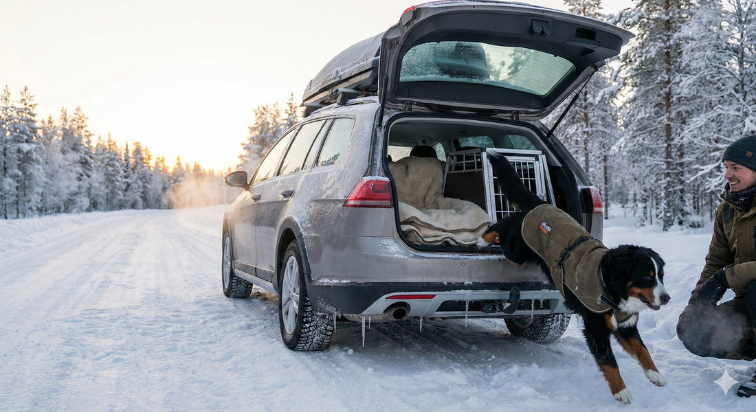 Sicher mit den Hunden im Winter unterwegs